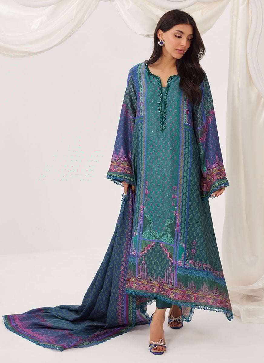 Delara Shirt And Dupatta