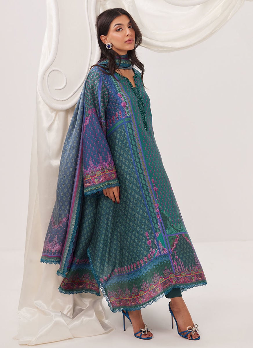 Delara Shirt And Dupatta