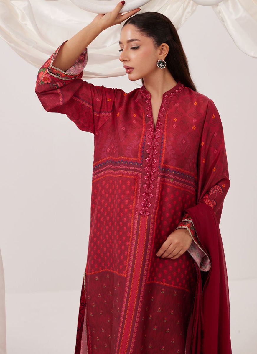 Emberline Shirt And Dupatta