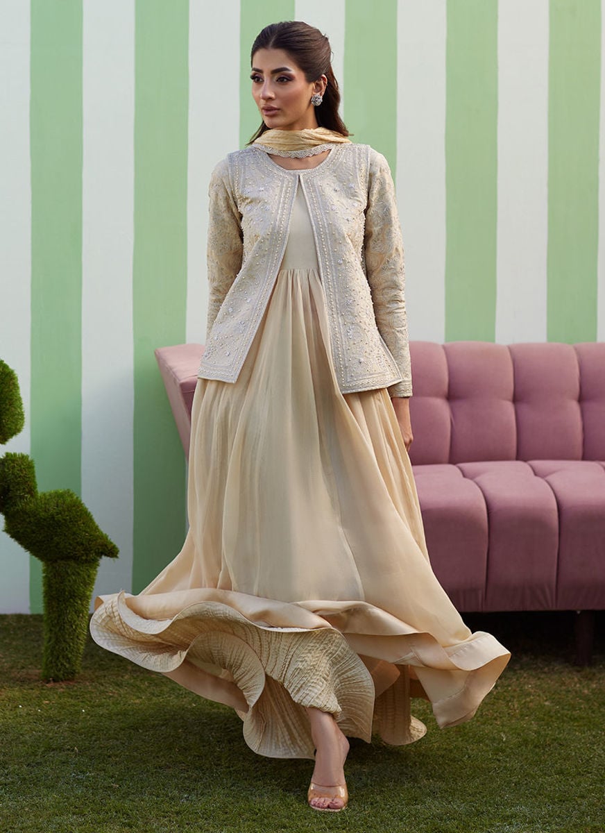 Luma Kalidaar With Dupatta And Pants