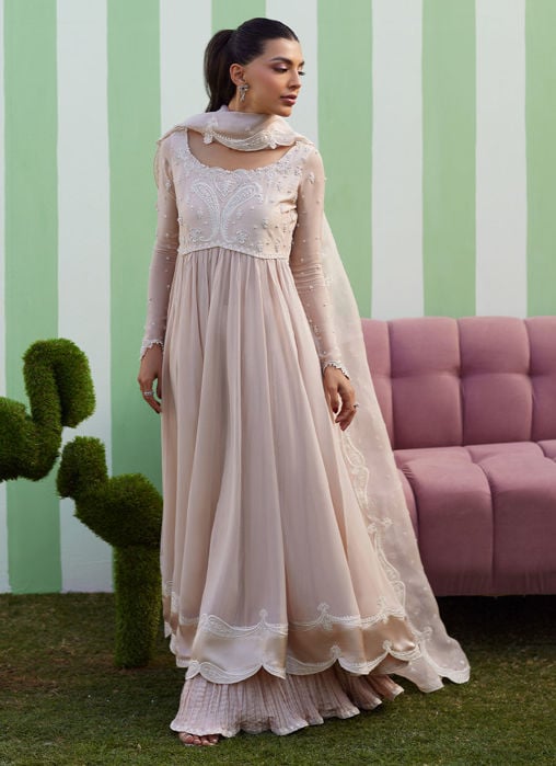 Keshi Kalidaar With Dupatta