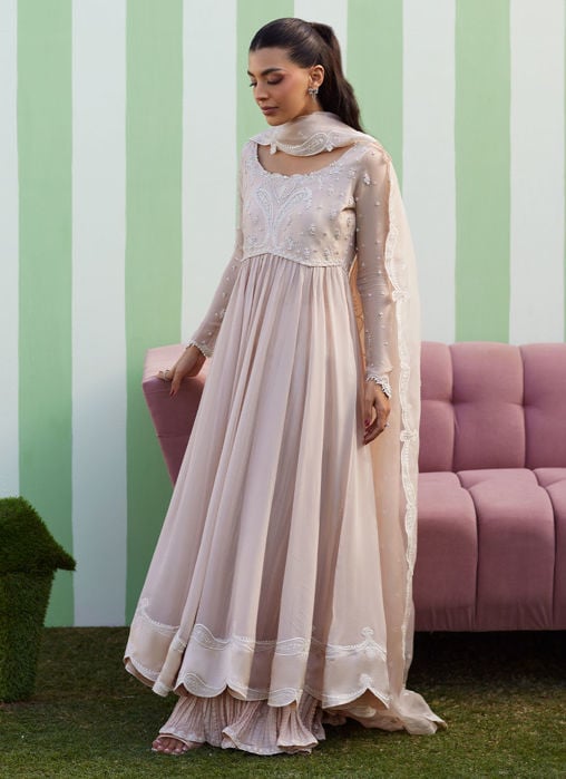 Keshi Kalidaar With Dupatta