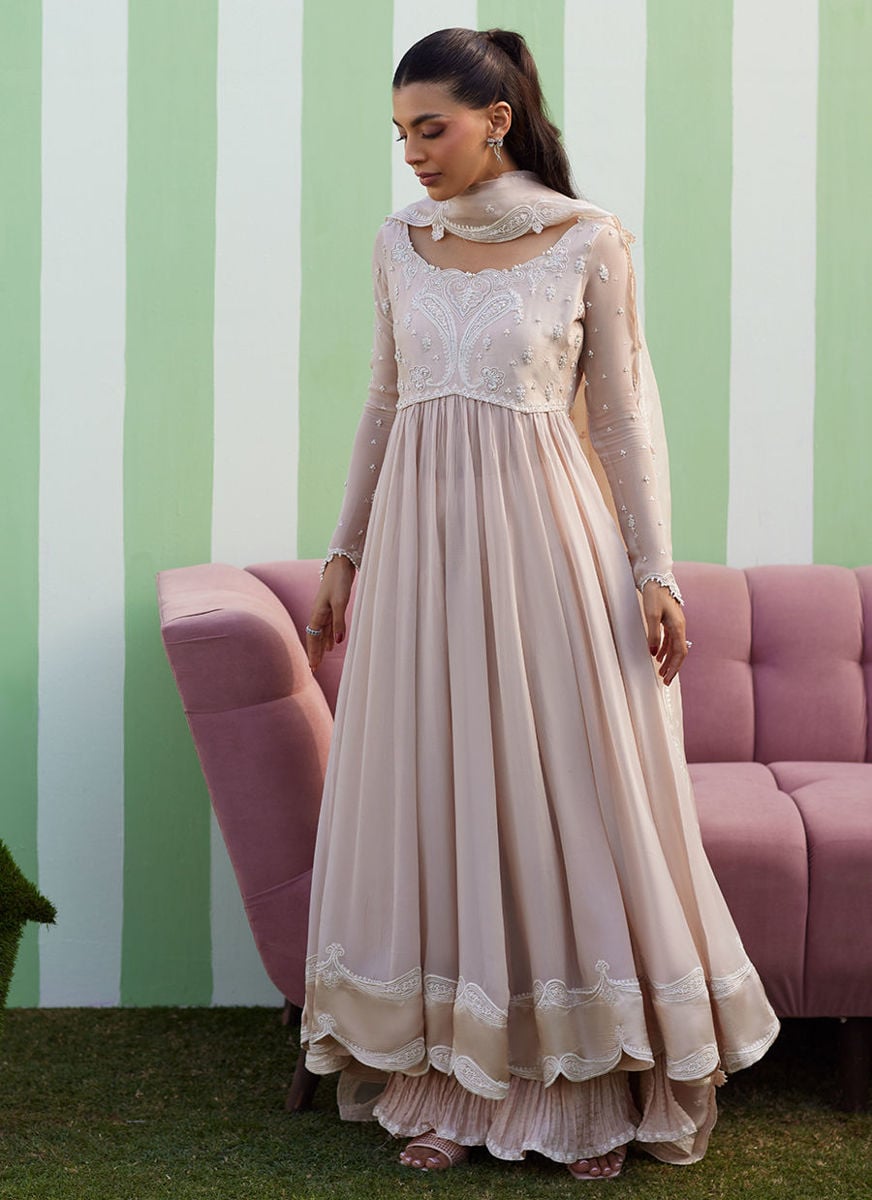 Keshi Kalidaar With Dupatta