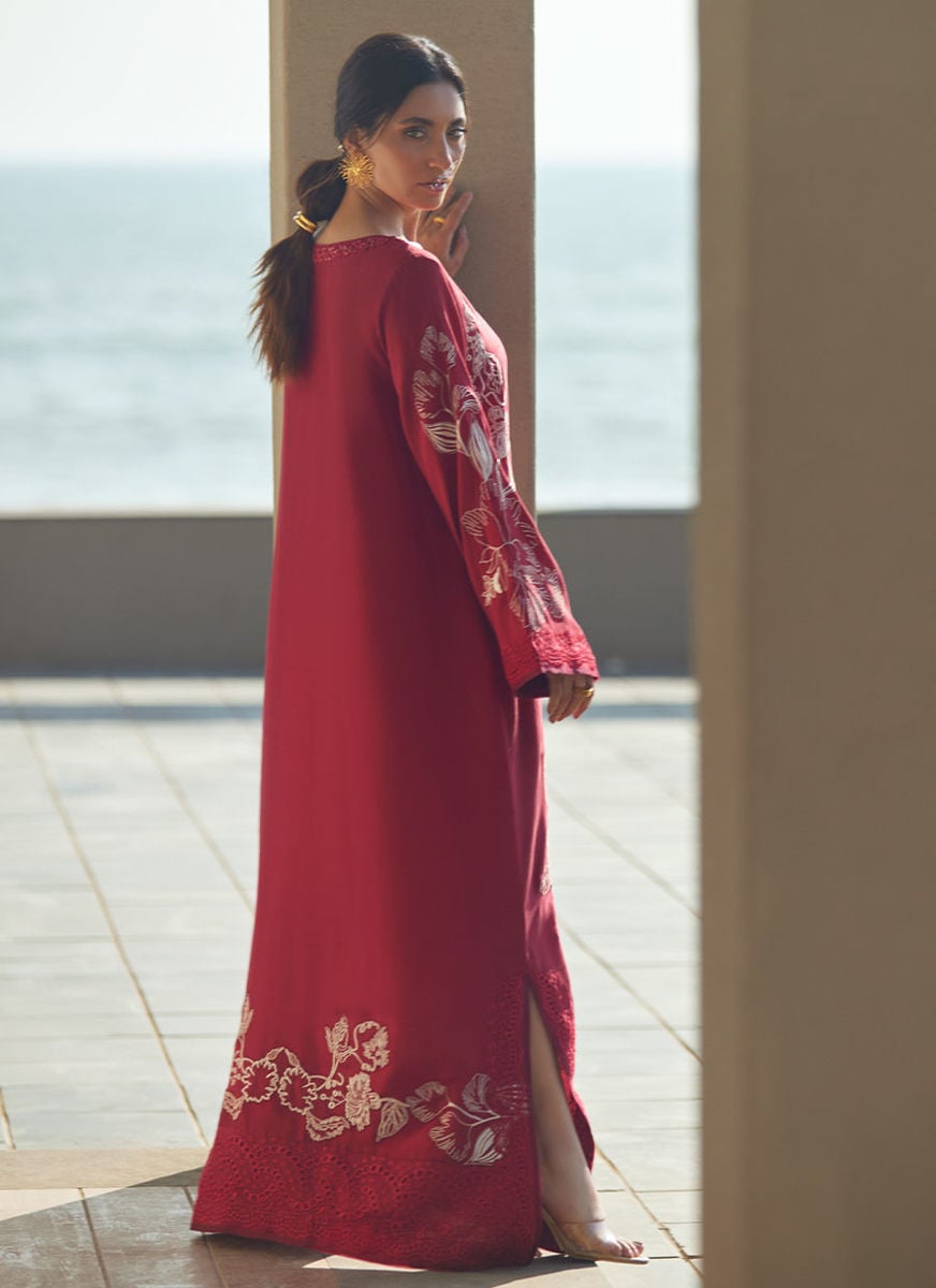 Siren Scarlett Silk Kaftan