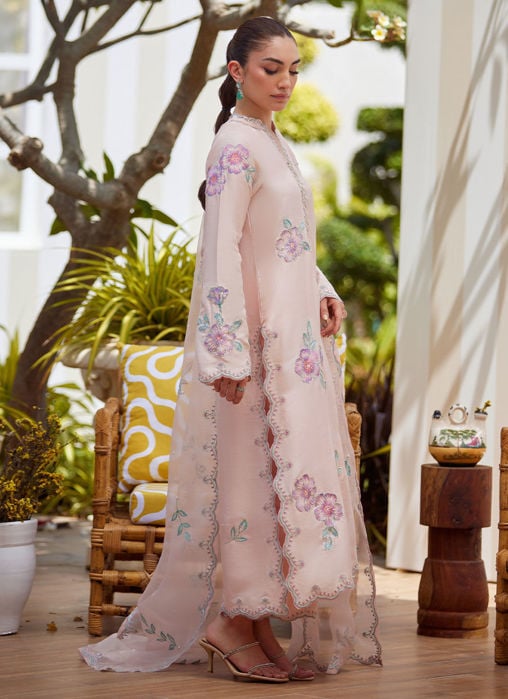 Vera Pink Shirt And Dupatta