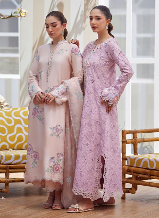 Vera Pink Shirt And Dupatta