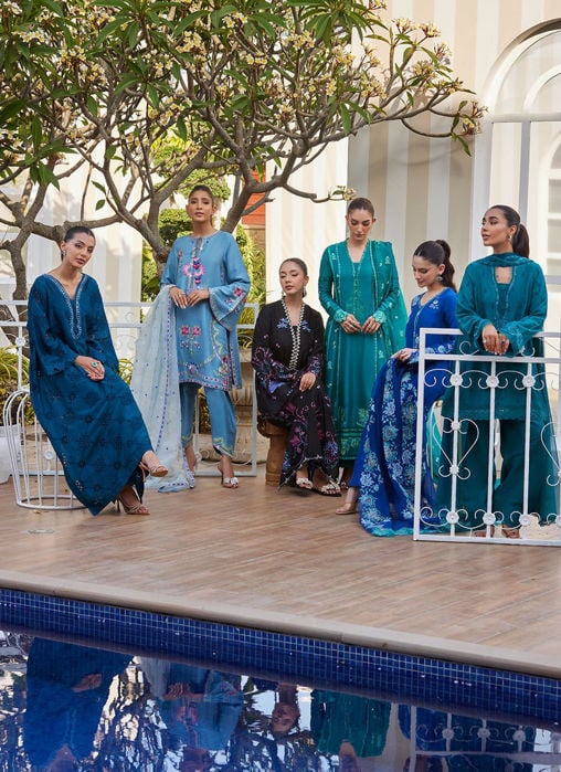 Nyssa Blue Shirt And Dupatta