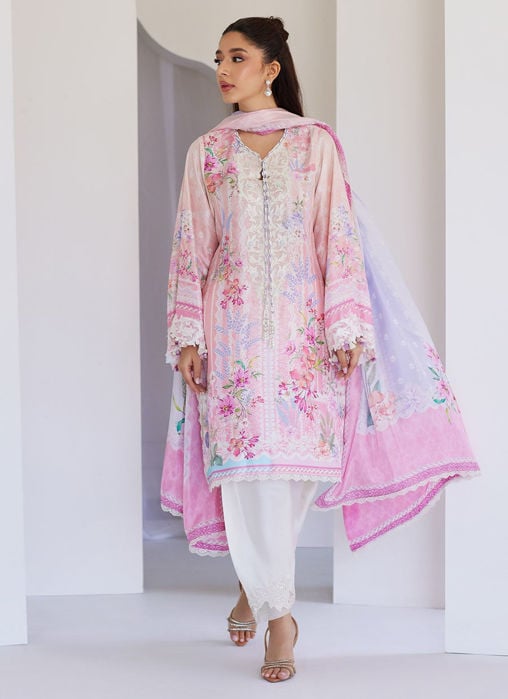Oddie Pink Shirt And Dupatta