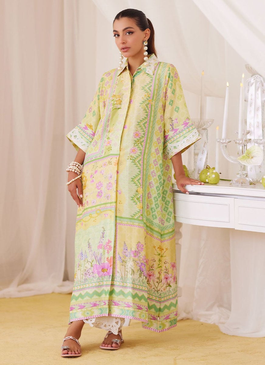 Butter Yellow Shirt Dress