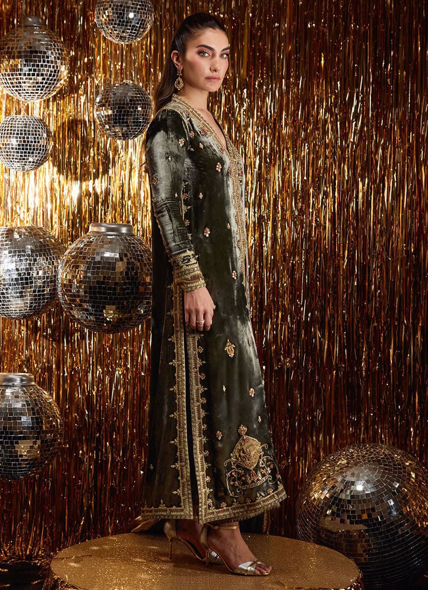 Sarina Slate Shirt And Dupatta