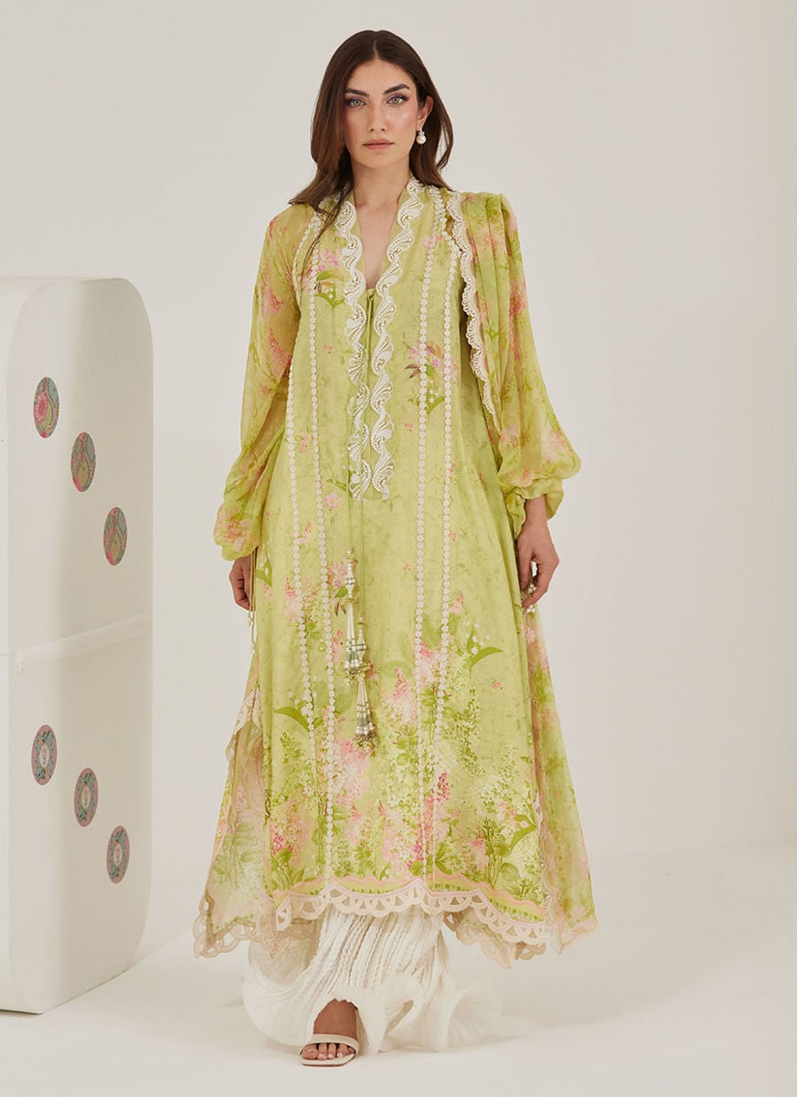 Malone Shirt And Dupatta