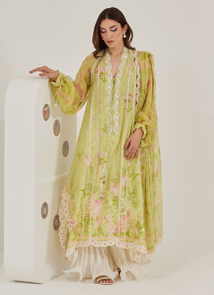 Malone Shirt And Dupatta