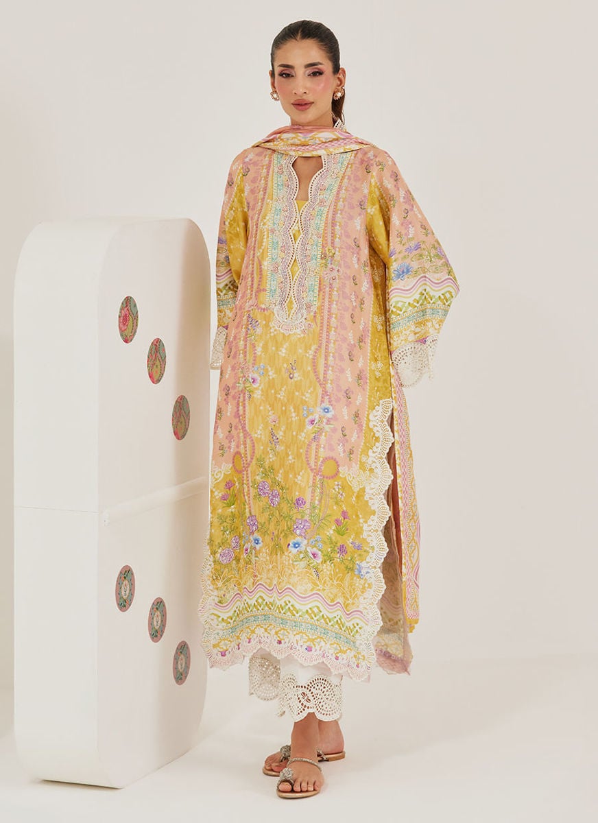 Briella Shirt And Dupatta