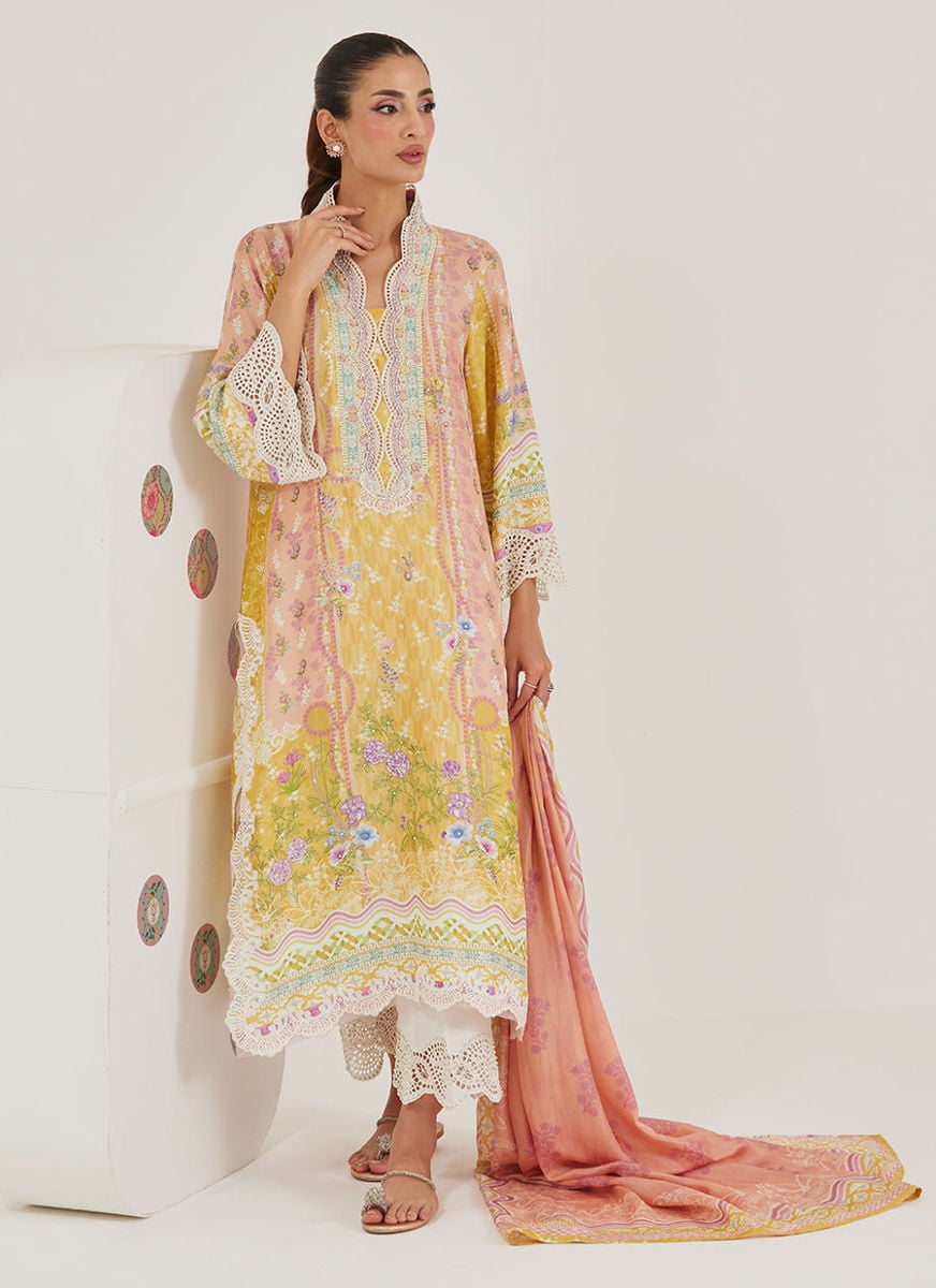 Briella Shirt And Dupatta