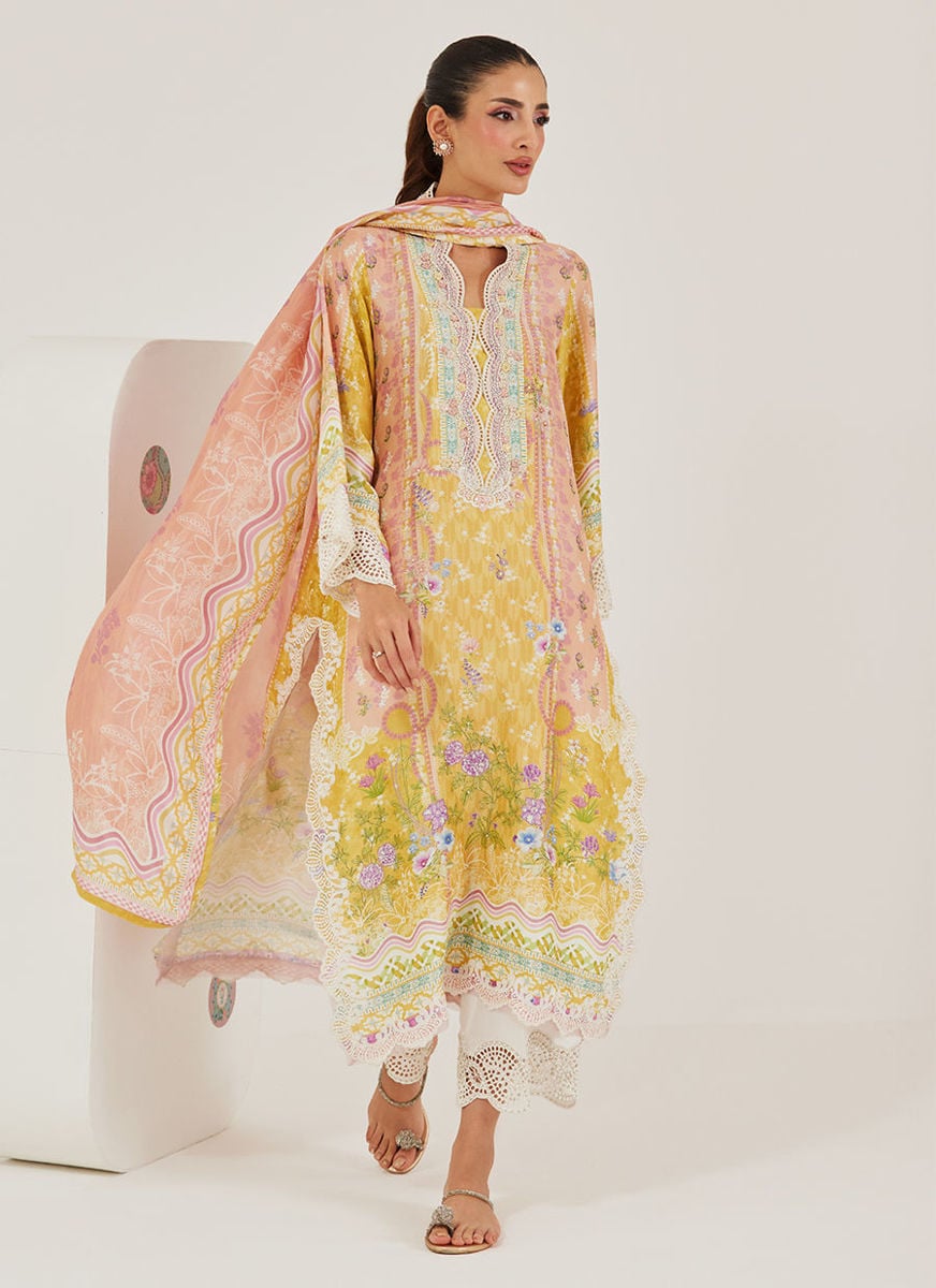 Briella Shirt And Dupatta