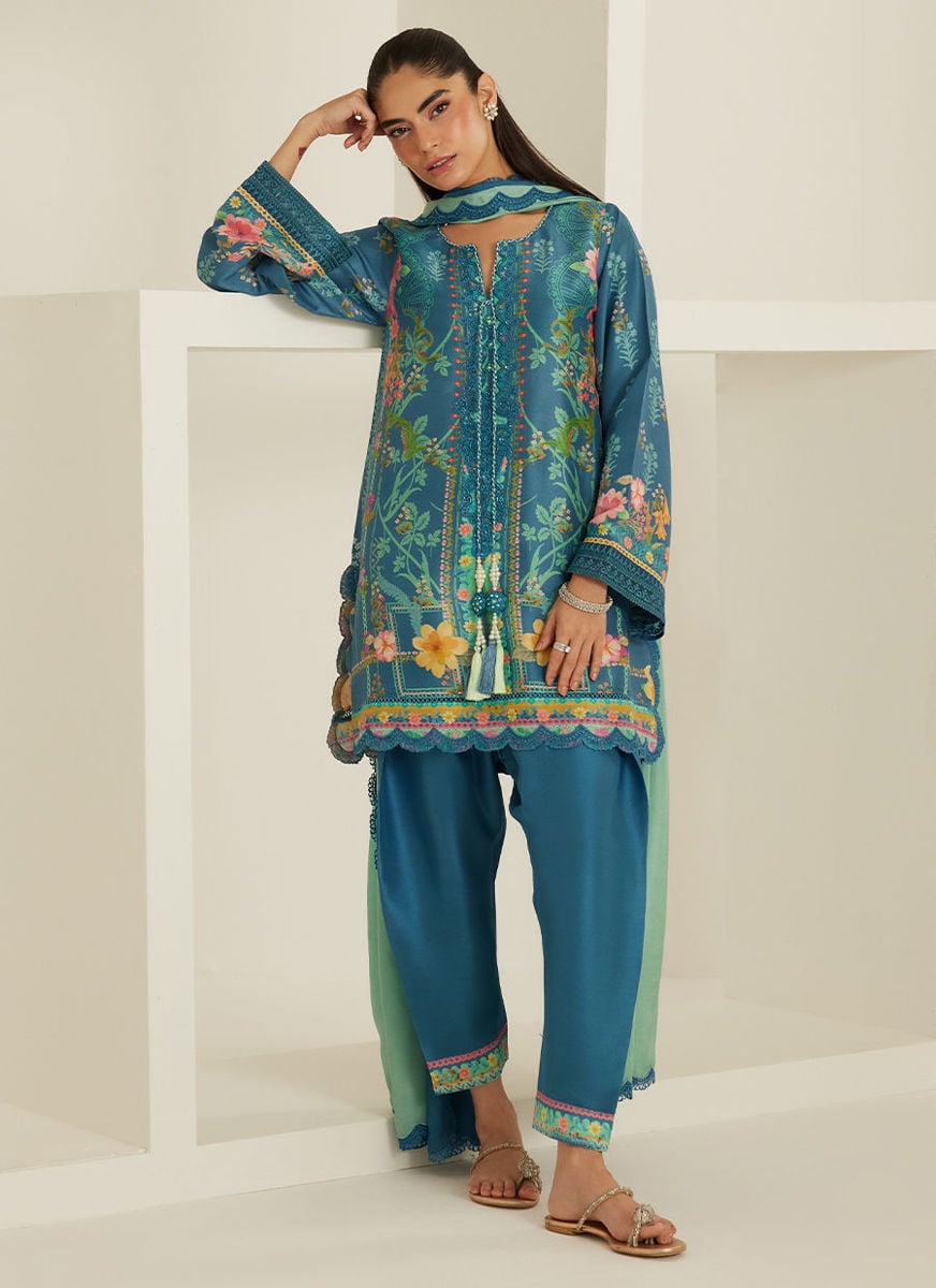 Melany Shirt And Dupatta