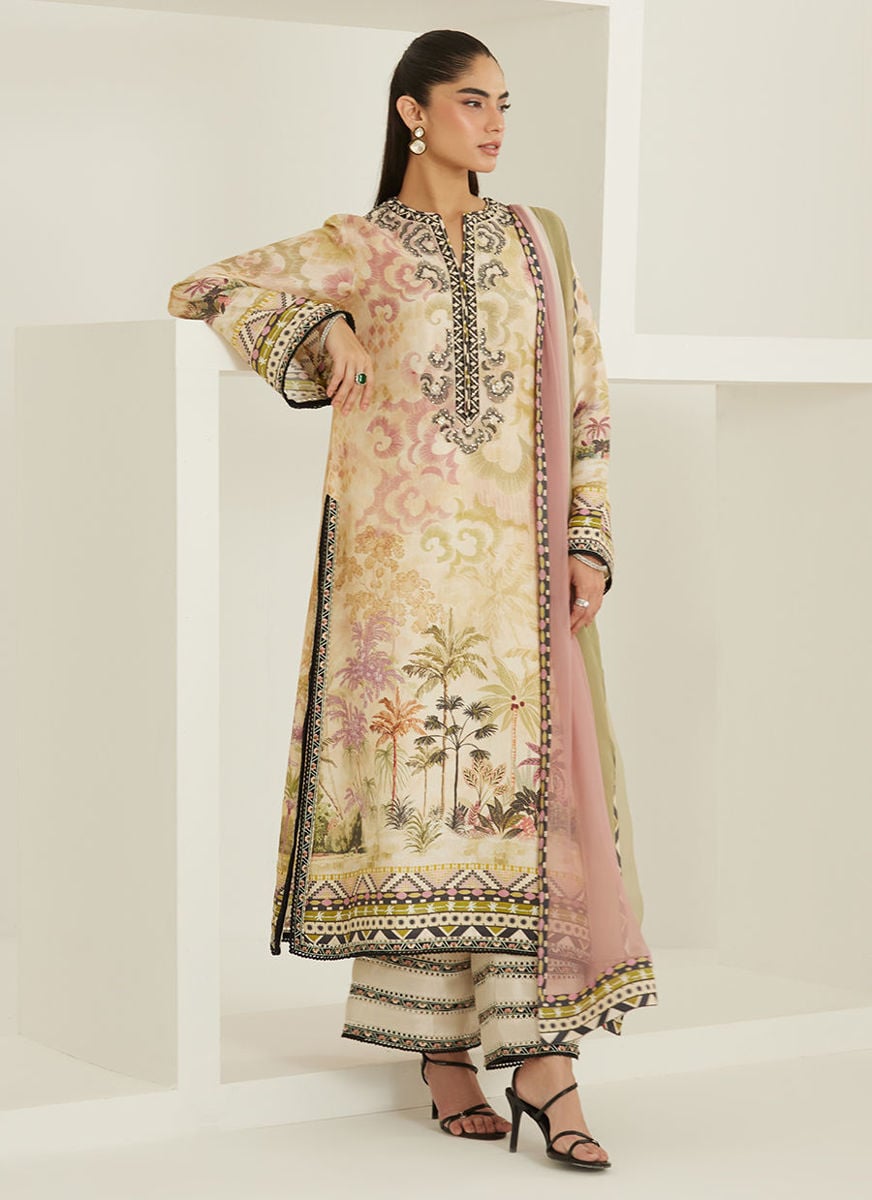 Zoey Shirt And Dupatta