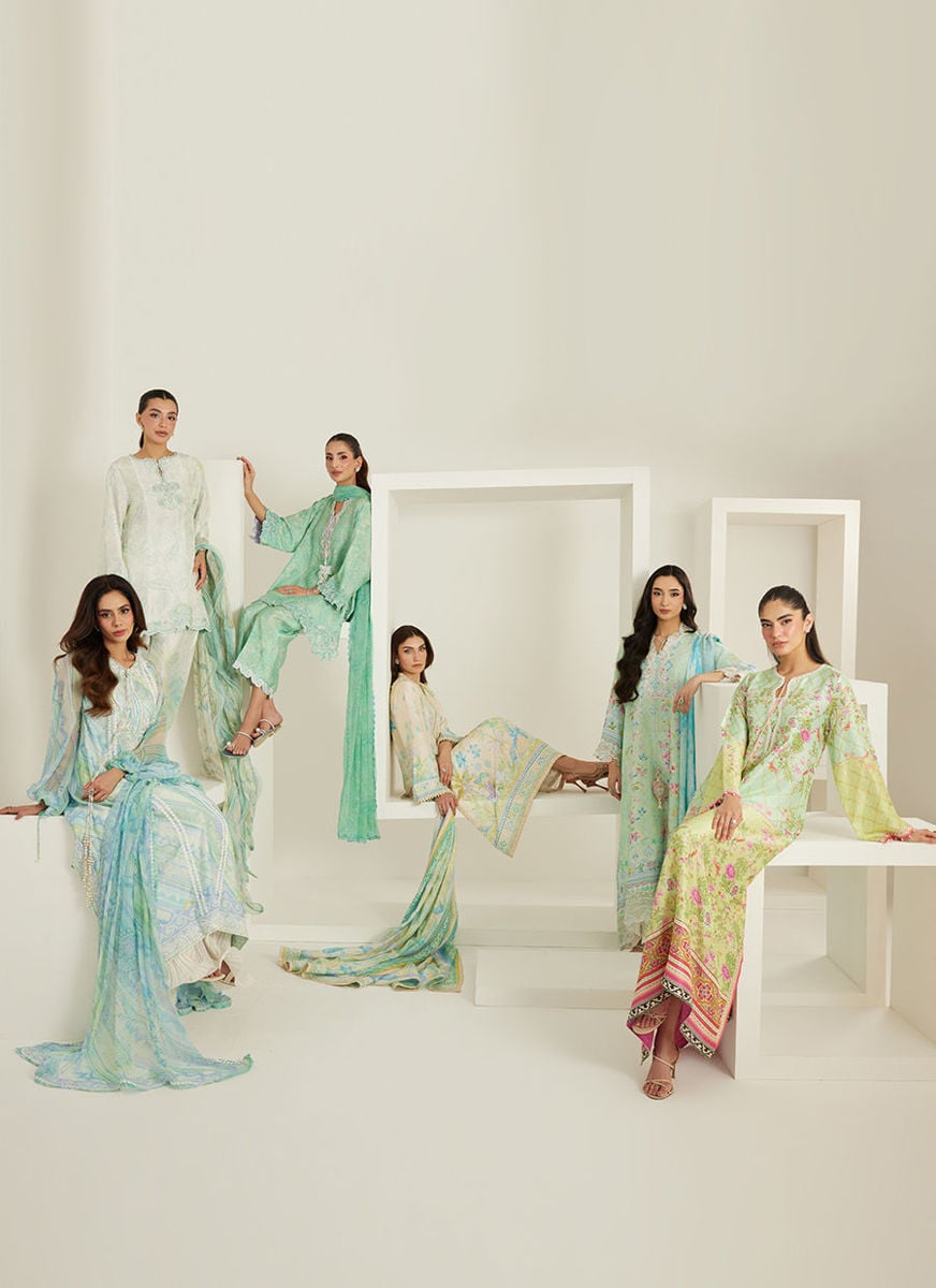 Palm Ivory Shirt And Dupatta