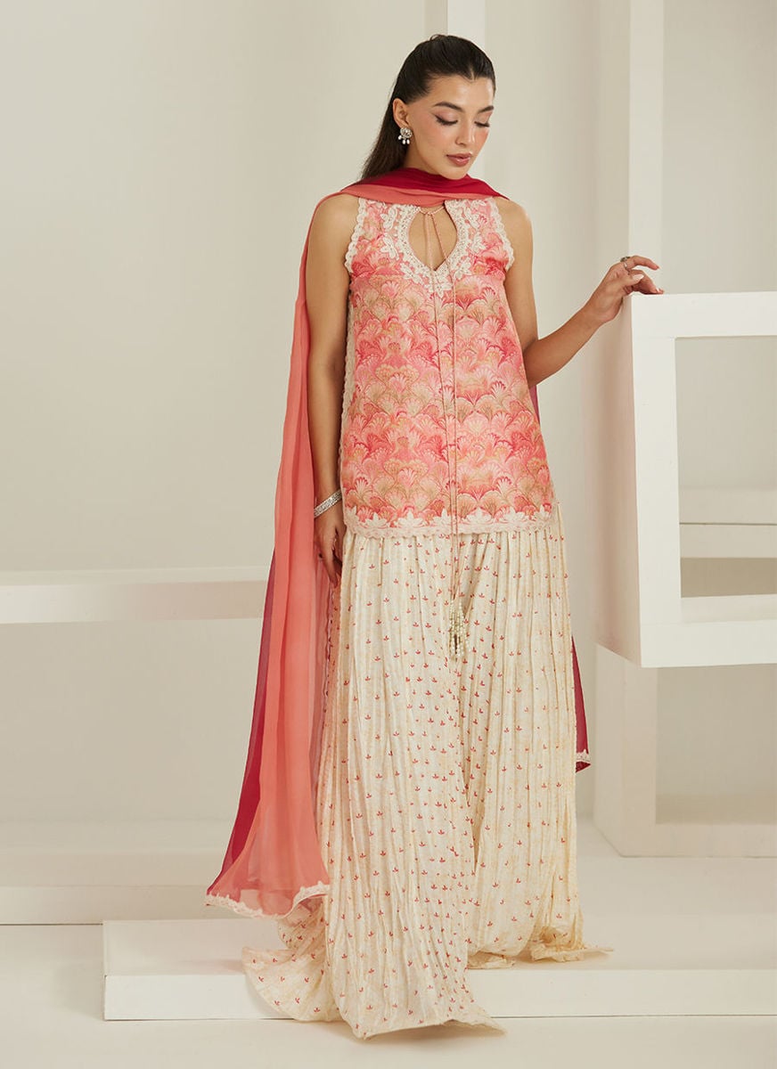 Selma Short Shirt And Dupatta