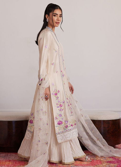 Lexie Ivory Shirt And Dupatta