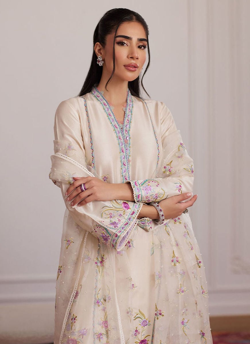 Lexie Ivory Shirt And Dupatta