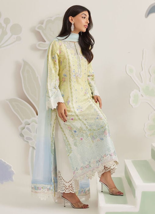 Orelia Shirt And Dupatta