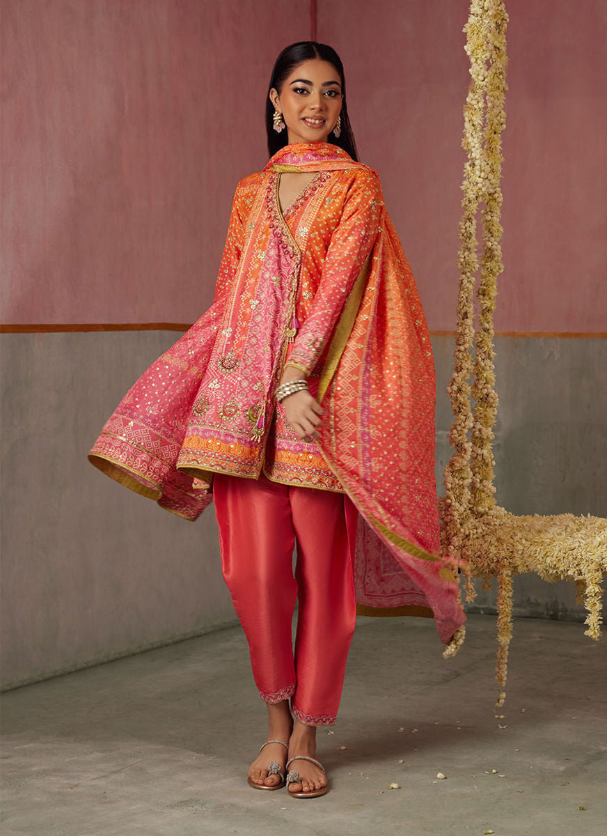 Ananya Ombre Shirt, dupatta and pants