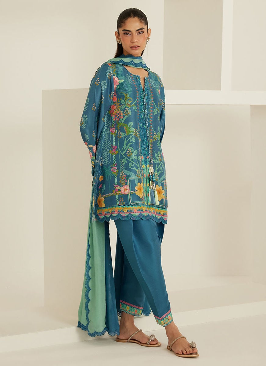Melany Shirt And Dupatta