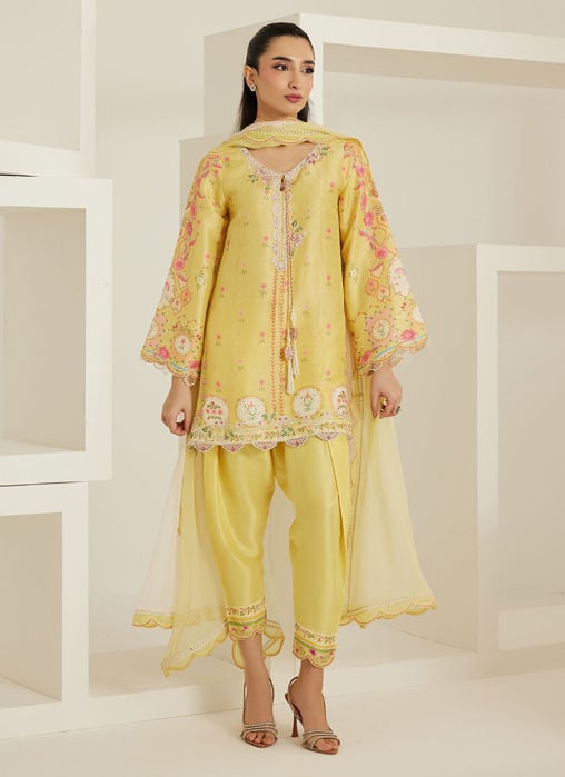 Evelina Shirt And Dupatta with Pants
