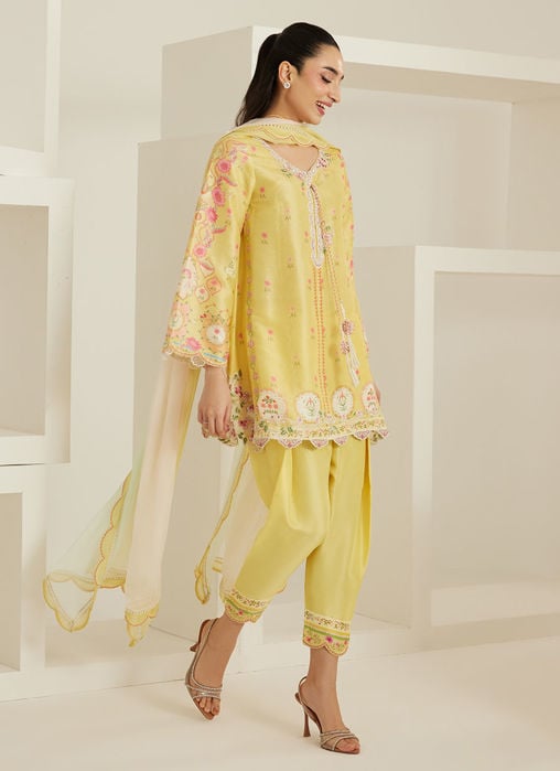 Evelina Shirt And Dupatta with Pants