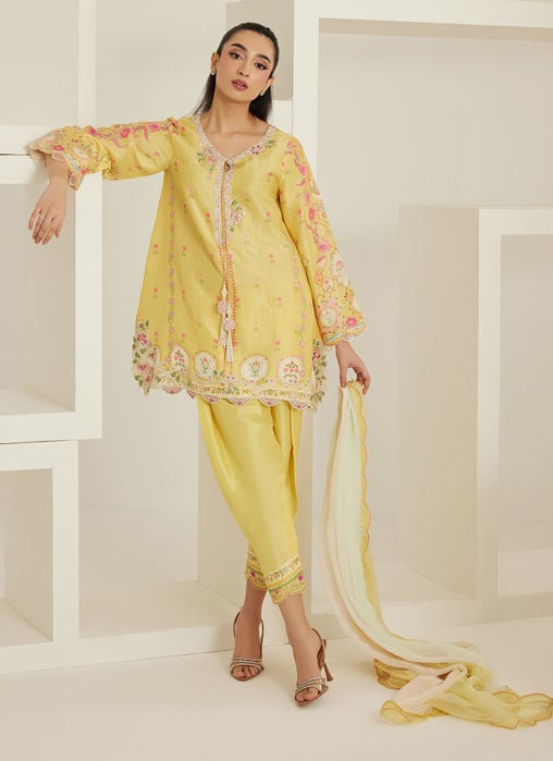 Evelina Shirt And Dupatta with Pants