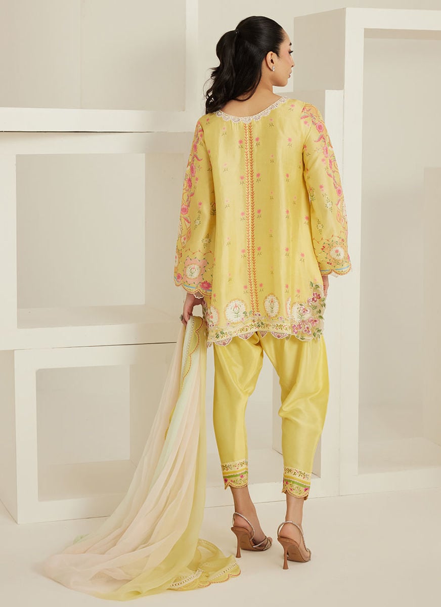 Evelina Shirt And Dupatta with Pants