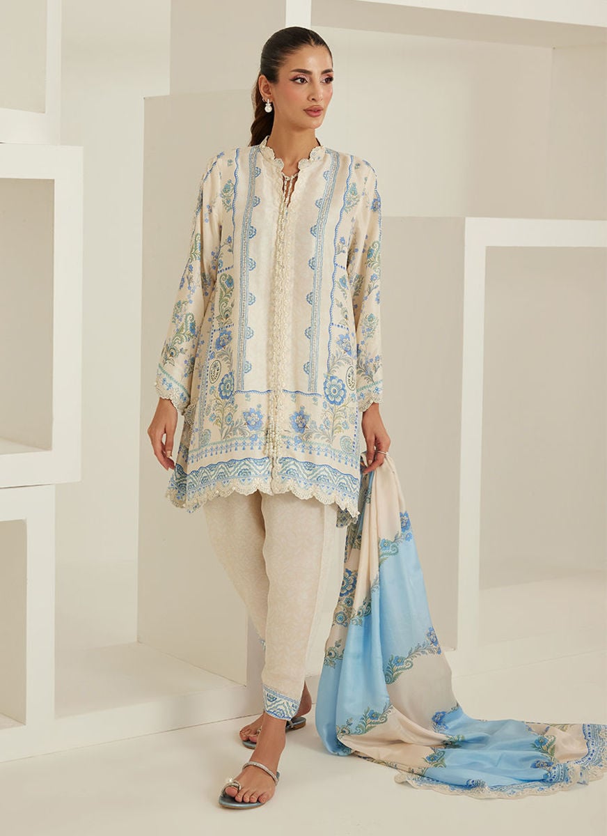 Marla Shirt And Dupatta with Pants
