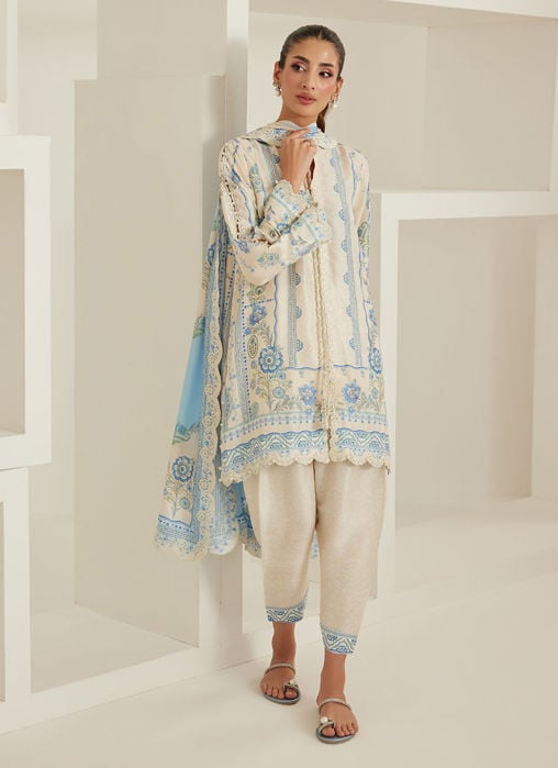 Marla Shirt And Dupatta with Pants