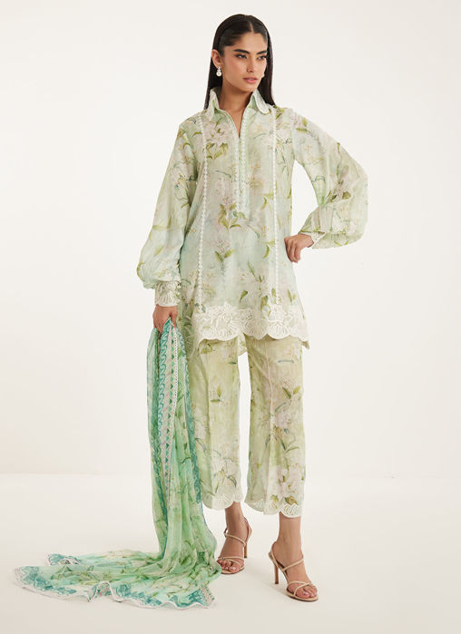 Suzie Shirt And Dupatta with Shalwar