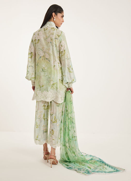 Suzie Shirt And Dupatta with Shalwar