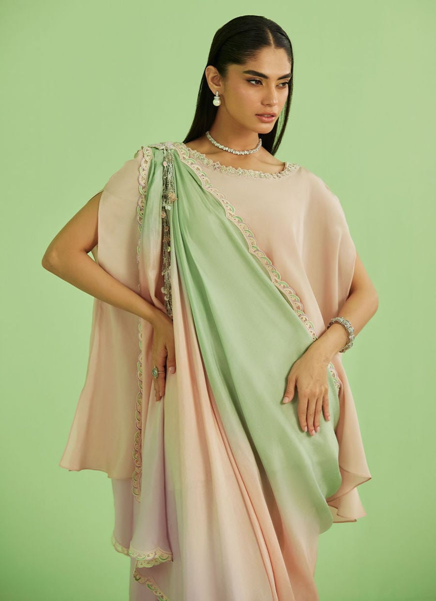 Nera Shirt Pants And Drape Dupatta