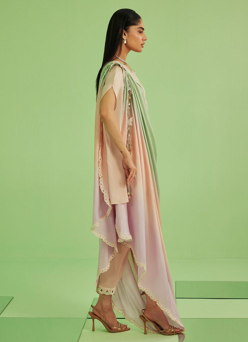 Nera Shirt Pants And Drape Dupatta