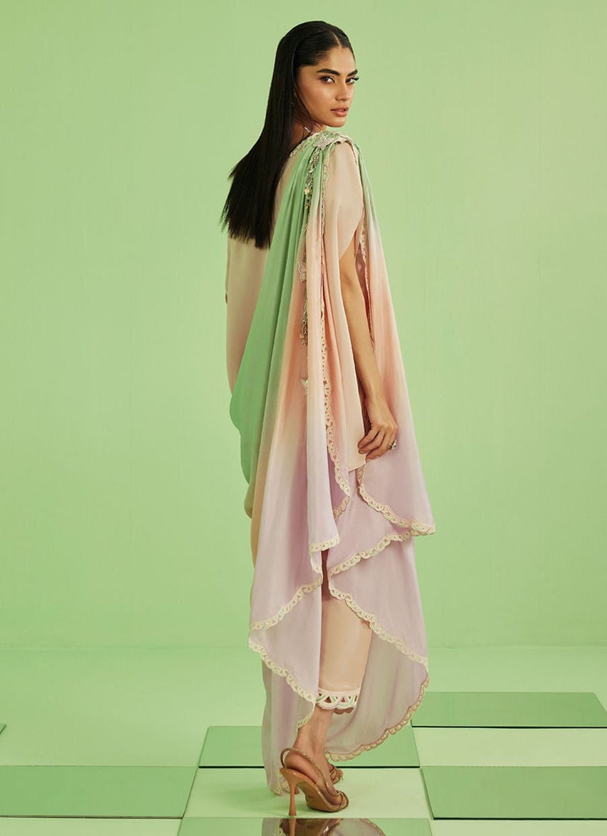 Nera Shirt Pants And Drape Dupatta