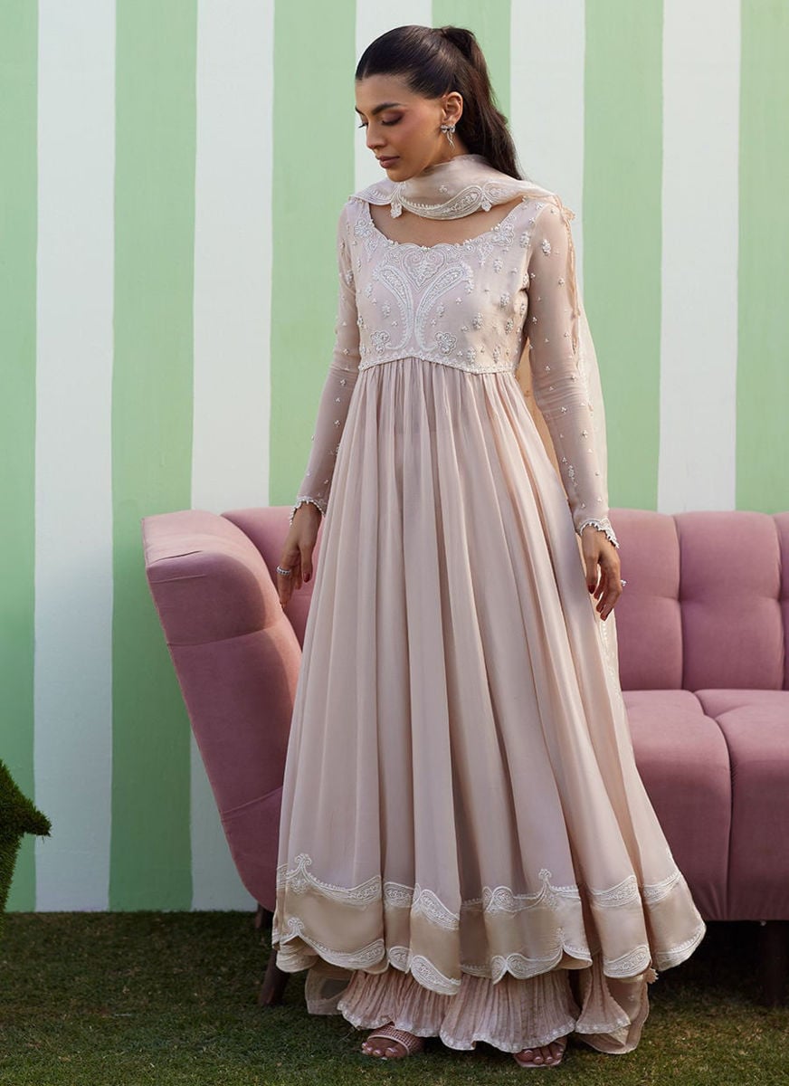 Keshi Kalidaar With Dupatta