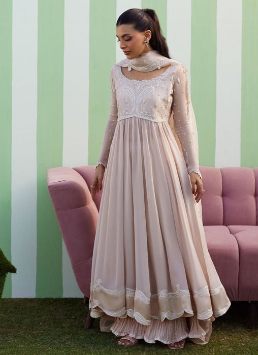 Keshi Kalidaar With Dupatta