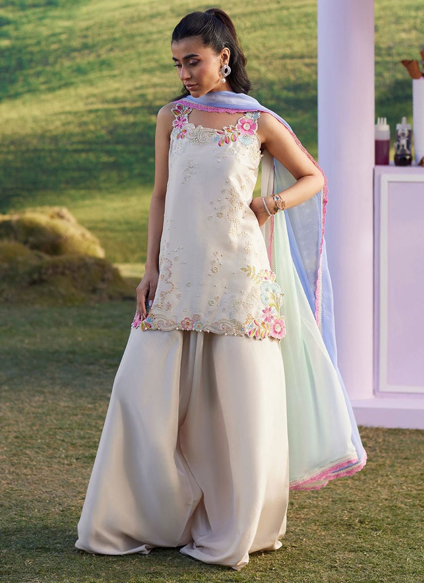 Aira Shirt And Dupatta with pants
