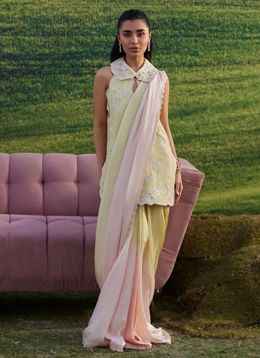 Esma Shirt And Saree