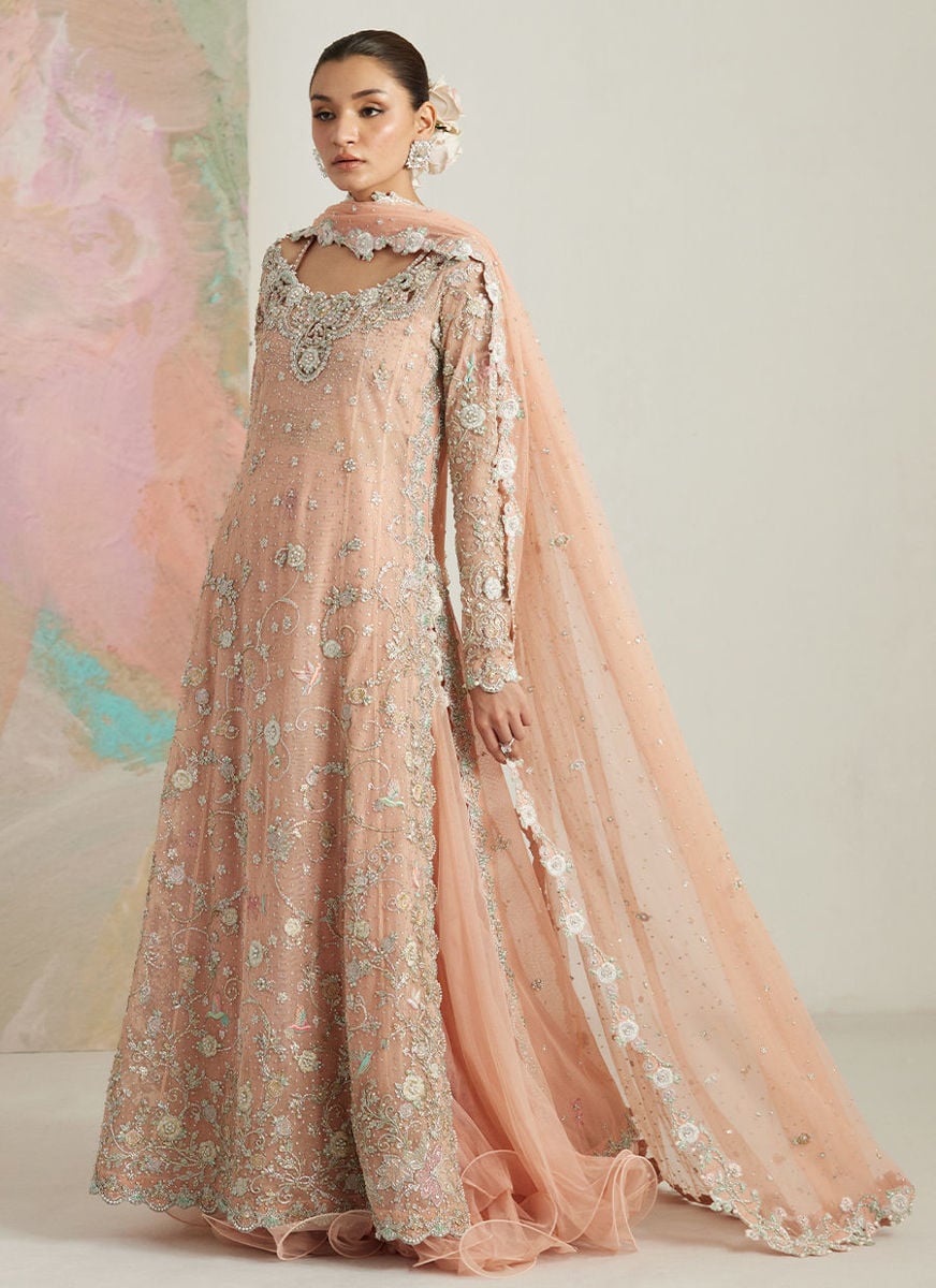 Larissa Paneled Shirt And Lehnga
