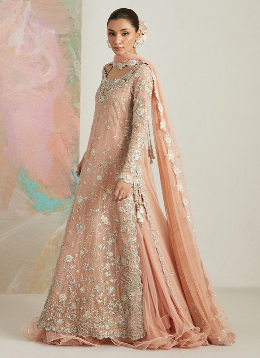 Larissa Paneled Shirt And Lehnga