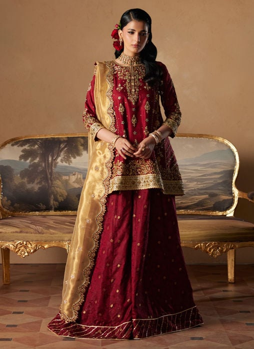 Alice Peplum With Flared Dhaka