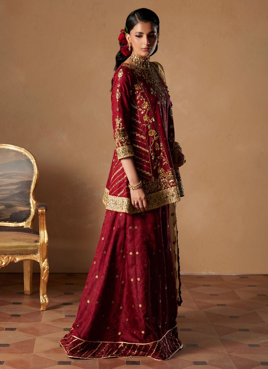 Alice Peplum With Flared Dhaka