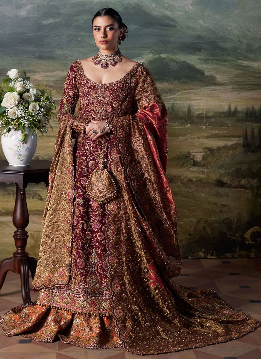 Katie Maroon Bridal