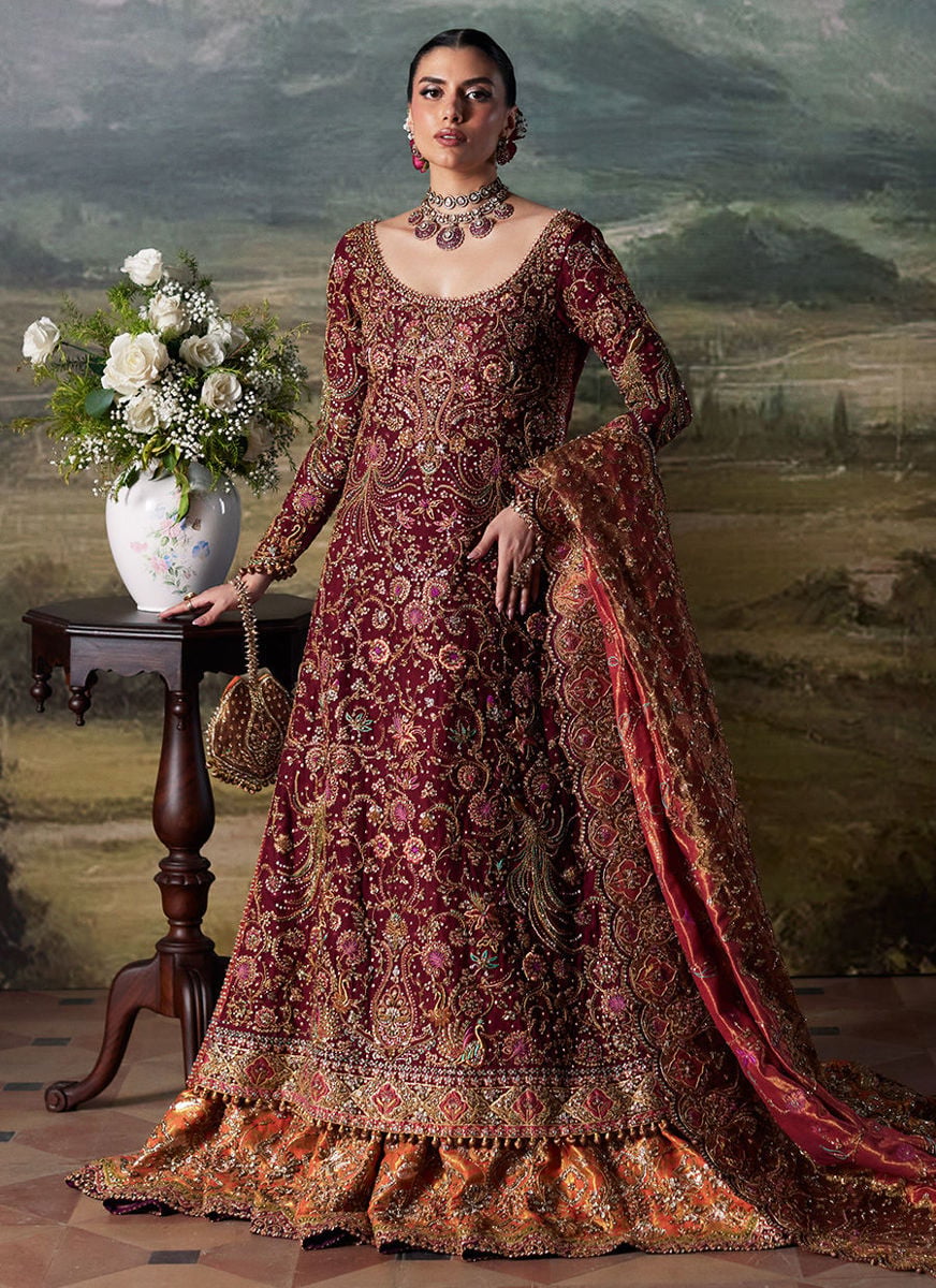 Katie Maroon Bridal