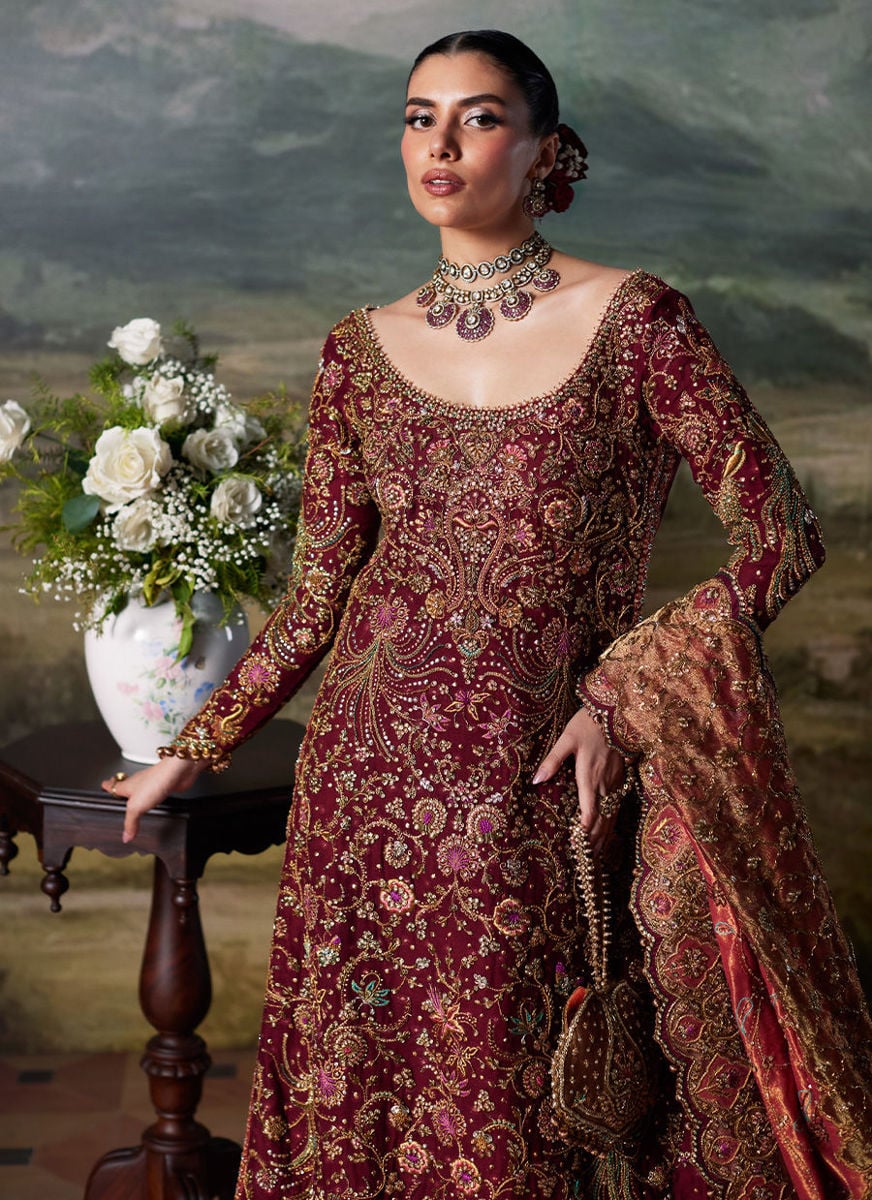 Katie Maroon Bridal